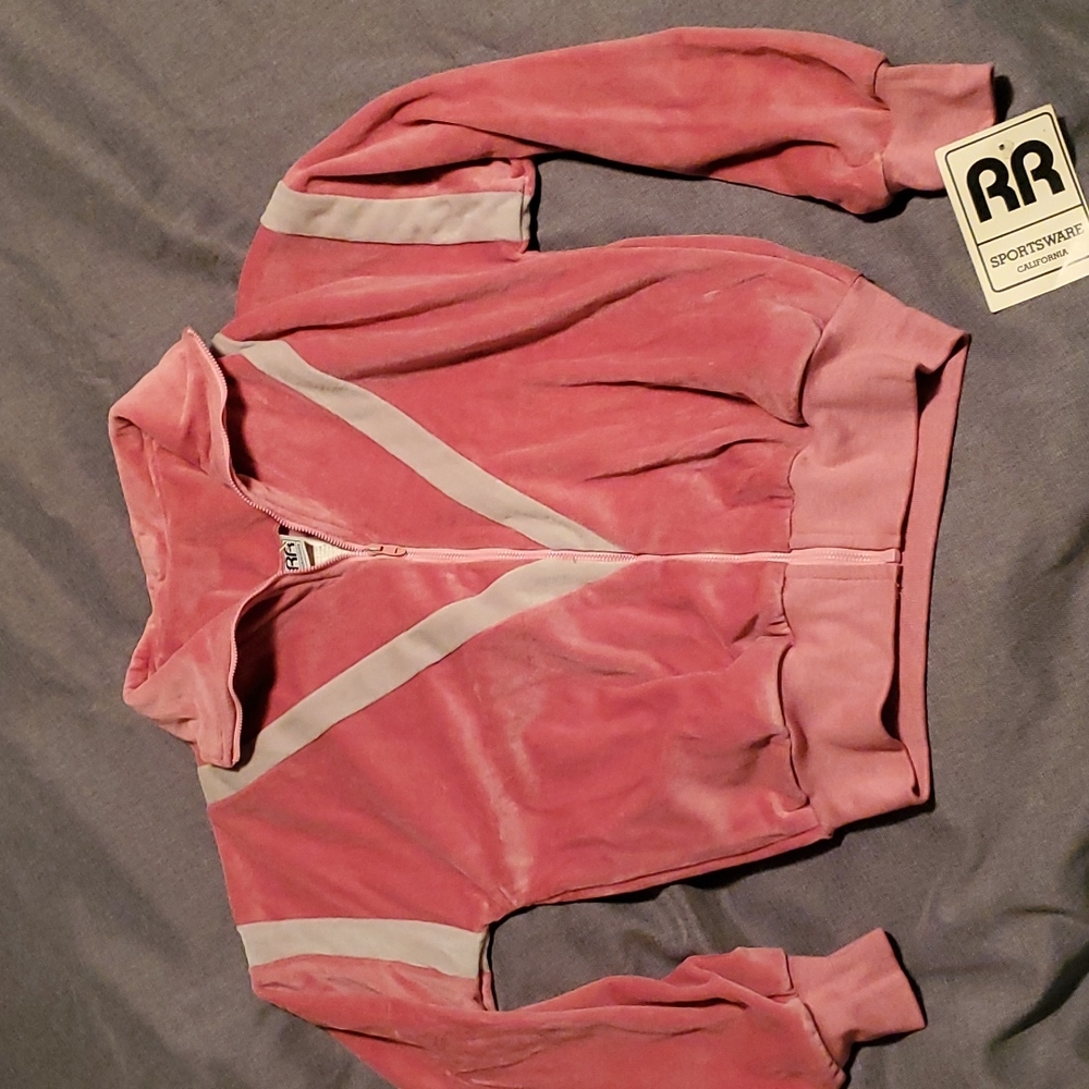 NWT Authentic vintage 80s zipped sweater